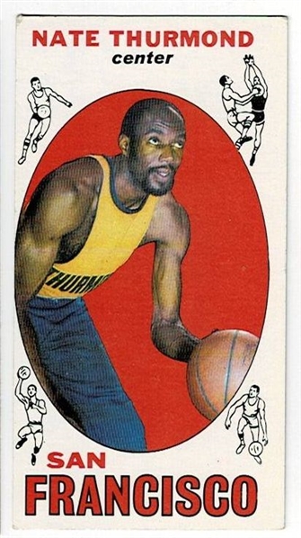 1969 Topps Basketball #10 Nate Thurmond - San Francisco Warriors RC